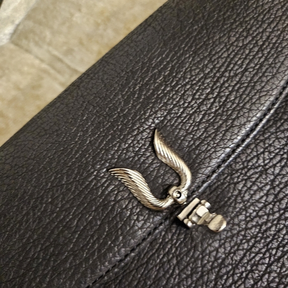 Authentic Shark leather double baguette bag - Picture 8 of 10